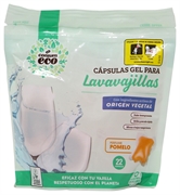 CONSUM ECO CAPSULAS GEL PARA LAVAVAJILLAS POMELO CONSUM ECO CAPSULAS GEL PARA LAVAVAJILLAS POMELO