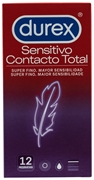 DUREX SENSITIVO CONTACTO TOTAL (12) DUREX SENSITIVO CONTACTO TOTAL (12)