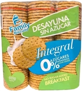 FAMILY BISCUITS INTEGRAL 0% AZÚCARES AÑADIDOS. FAMILY BISCUITS INTEGRAL 0% AZÚCARES AÑADIDOS.