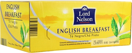 LORD NELSON (LIDL) ENGLISH BREAKFAST. TÉ NEGRO LORD NELSON (LIDL) ENGLISH BREAKFAST. TÉ NEGRO