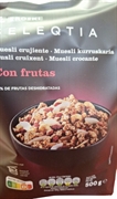 EROSKI SELEQTIA MUESLI CRUJIENTE CON FRUTAS EROSKI SELEQTIA MUESLI CRUJIENTE CON FRUTAS