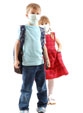 Los niños respiran aire muy contaminado