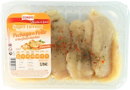 COREN SUPERTIERNOS PECHUGA FILETEADA DE POLLO A LAS FINAS HIERBAS COREN SUPERTIERNOS PECHUGA FILETEADA DE POLLO A LAS FINAS HIERBAS