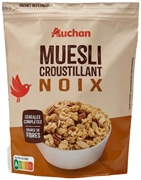 AUCHAN (ALCAMPO) MUESLI CRUJIENTE NUEZ AUCHAN (ALCAMPO) MUESLI CRUJIENTE NUEZ
