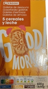 EROSKI GALLETAS DE DESAYUNO 5 CEREALES Y LECHE EROSKI GALLETAS DE DESAYUNO 5 CEREALES Y LECHE