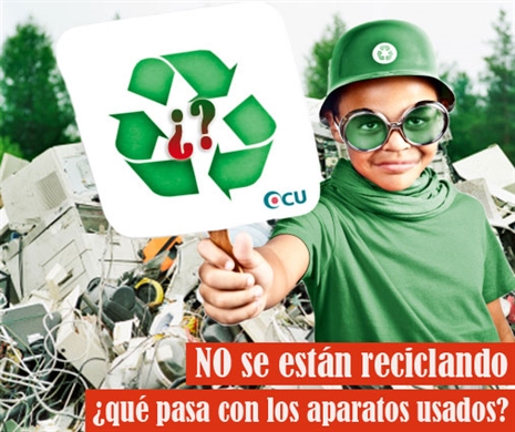 No se están recilando ¿qué pasa con los aparatos usados?