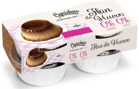 CAPRICHOSO (DIA) Flan de huevo 0% azúcares añadidos 0% materia grasa