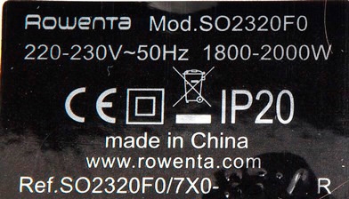 ROWENTA SO 2320