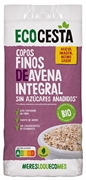 ECOCESTA COPOS FINOS DE AVENA INTEGRAL SIN AZÚCARES AÑADIDOS.