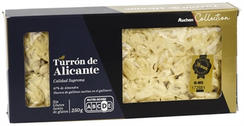 AUCHAN COLLECTION (ALCAMPO) Turrón de Alicante