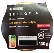 EROSKI SELEQTIA Crema de chocolate belga