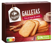 CARREFOUR ORIGINAL Galletas con un toque de canela