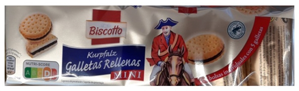 BISCOTTO Galletas rellenas mini
