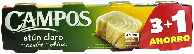 CAMPOS ATÚN CLARO ACEITE DE OLIVA