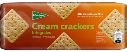 EL CORTE INGLÉS CREAM CRACKERS INTEGRALES
