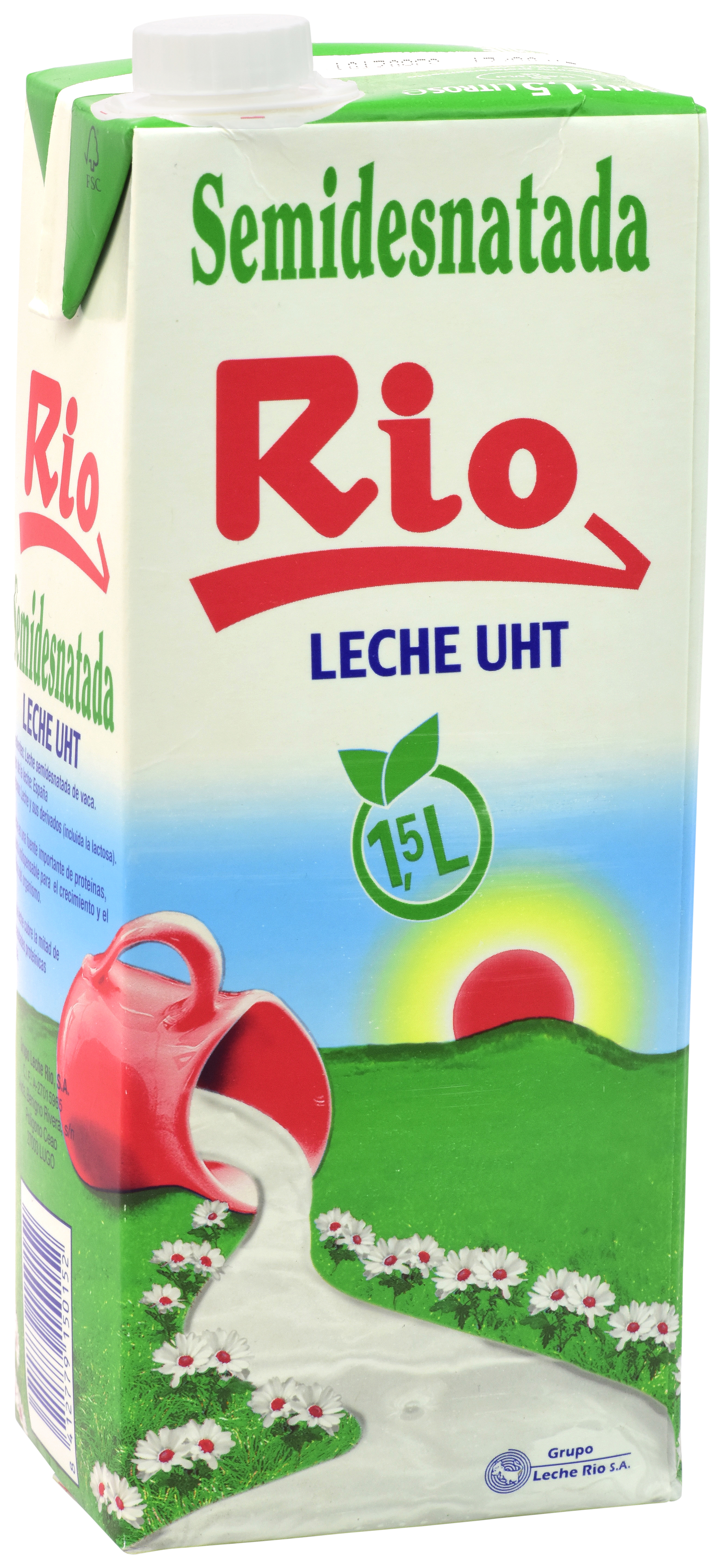 LECHE SEMIDESNATADA UHT