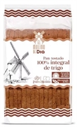 EL MOLINO DE DIA PAN TOSTADO 100% INTEGRAL DE TRIGO