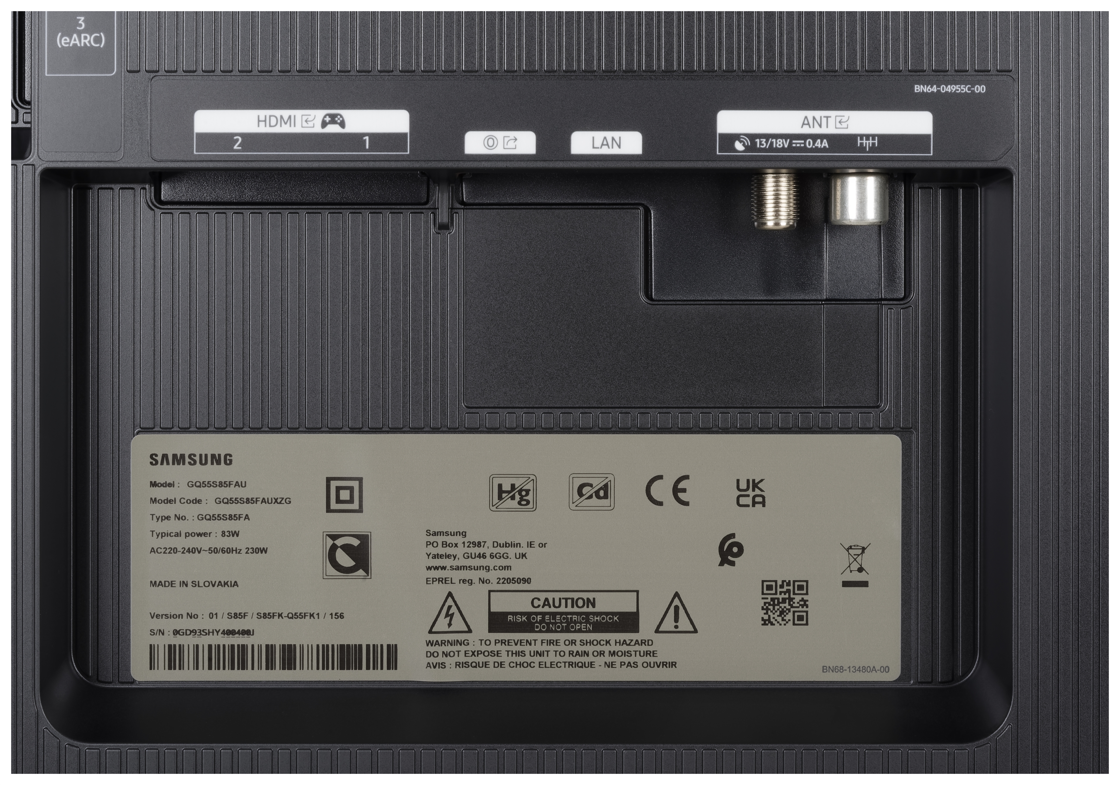 SAMSUNG GQ55S85FAUXZG
