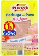 EL POZO PECHUGA DE PAVO LONCHAS FINAS