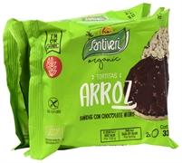 SANTIVERI TORTITA DE ARROZ CON CHOCOLATE NEGRO