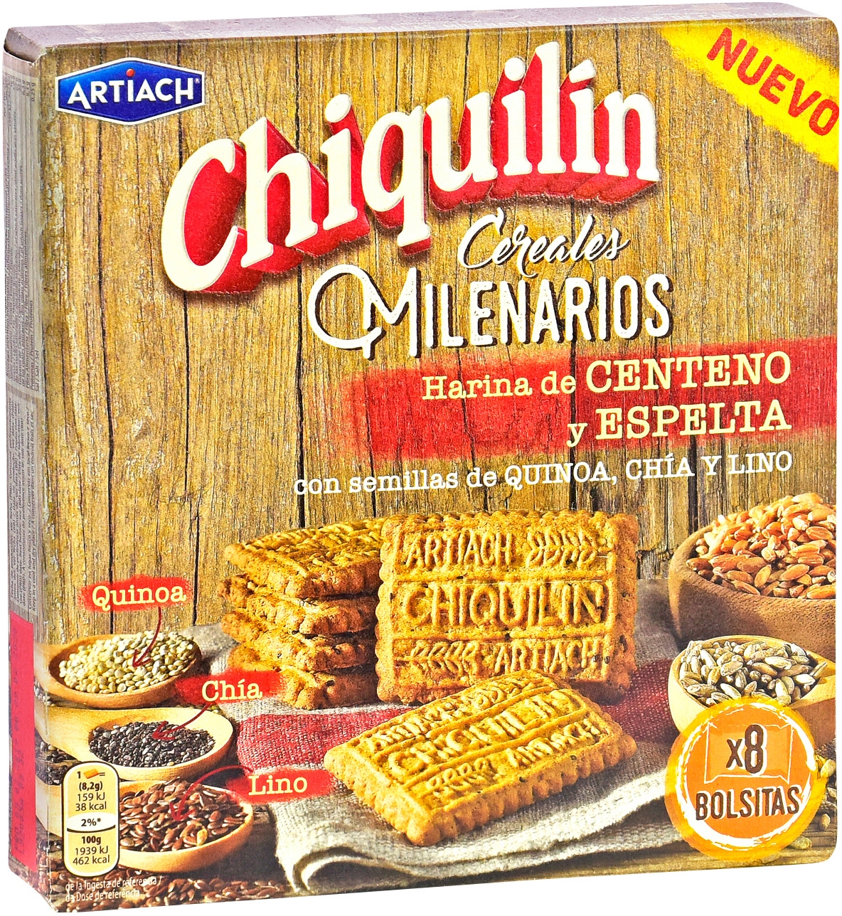 ARTIACH CHIQUILÍN CEREALES MILENARIOS.