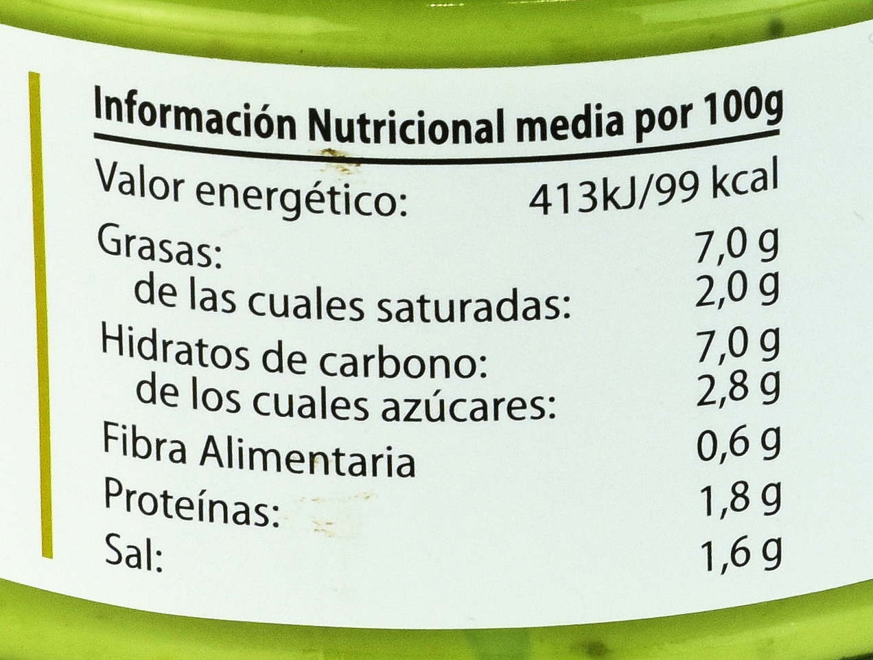 PLATOS PREPARADOS SALSA GUACAMOLE