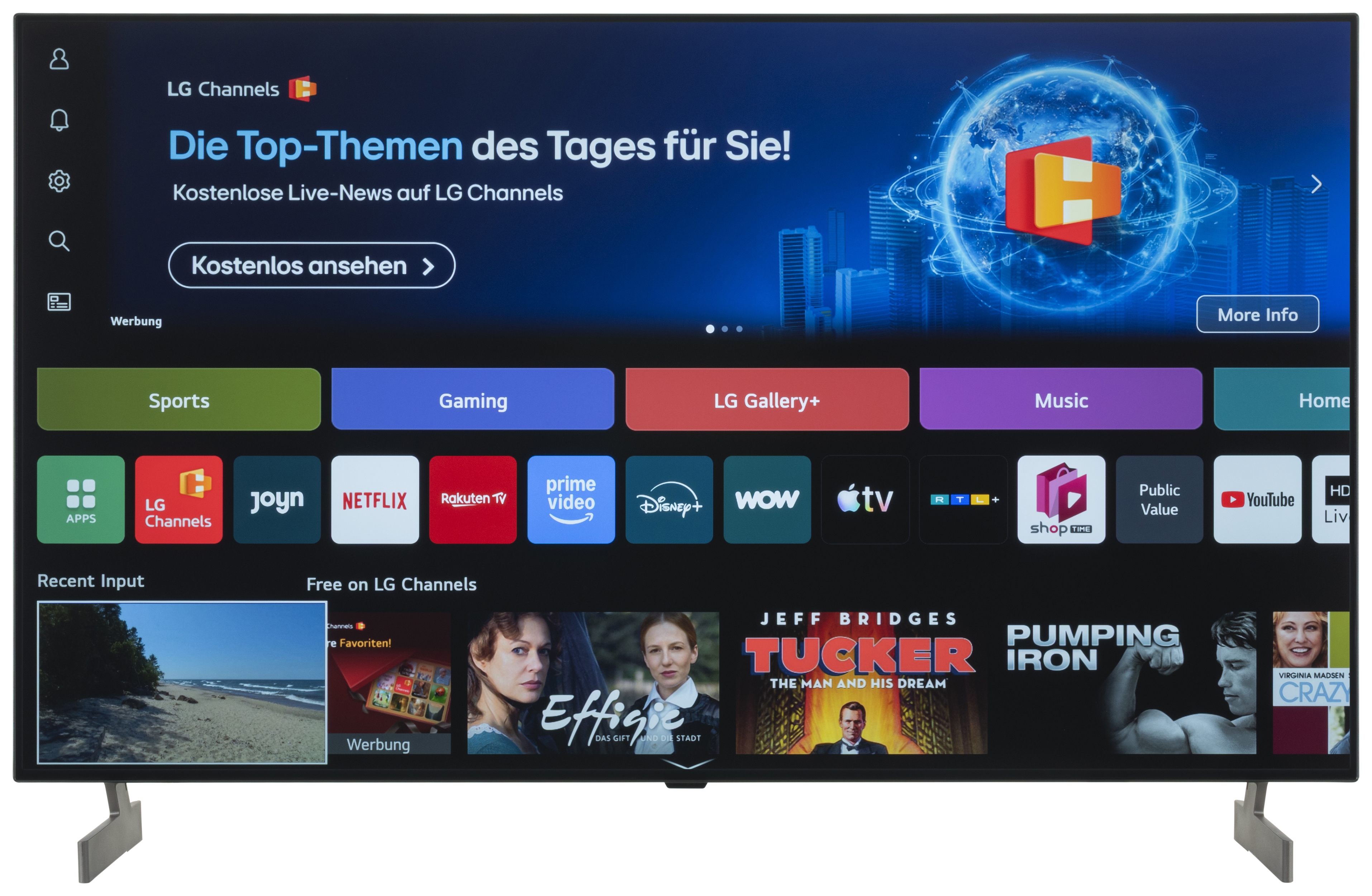LG OLED55B68LA - German