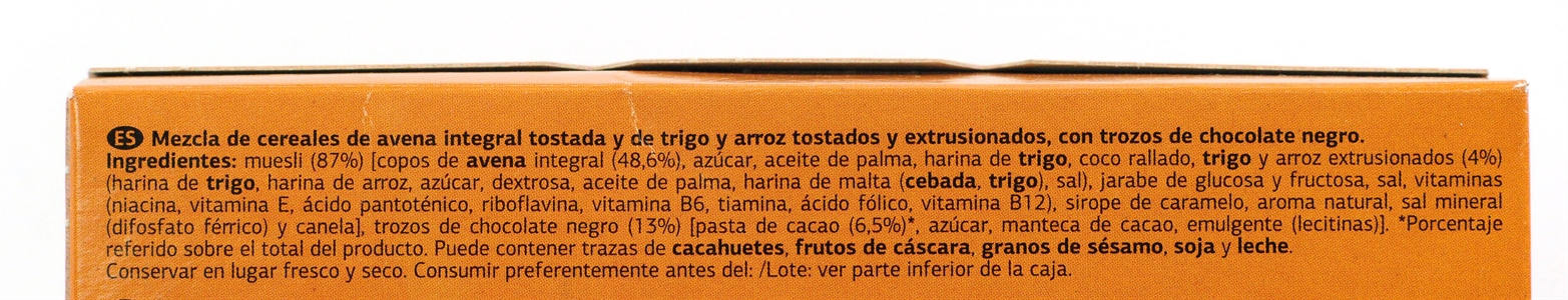 DIA MUESLI CHOCOLATE NEGRO.