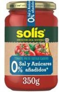 SOLÍS TOMATE FRITO ESTILO CASERO 0% SAL Y AZÚCARES AÑADIDOS