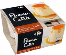 CARREFOUR ORIGINAL Panna Cotta con caramelo