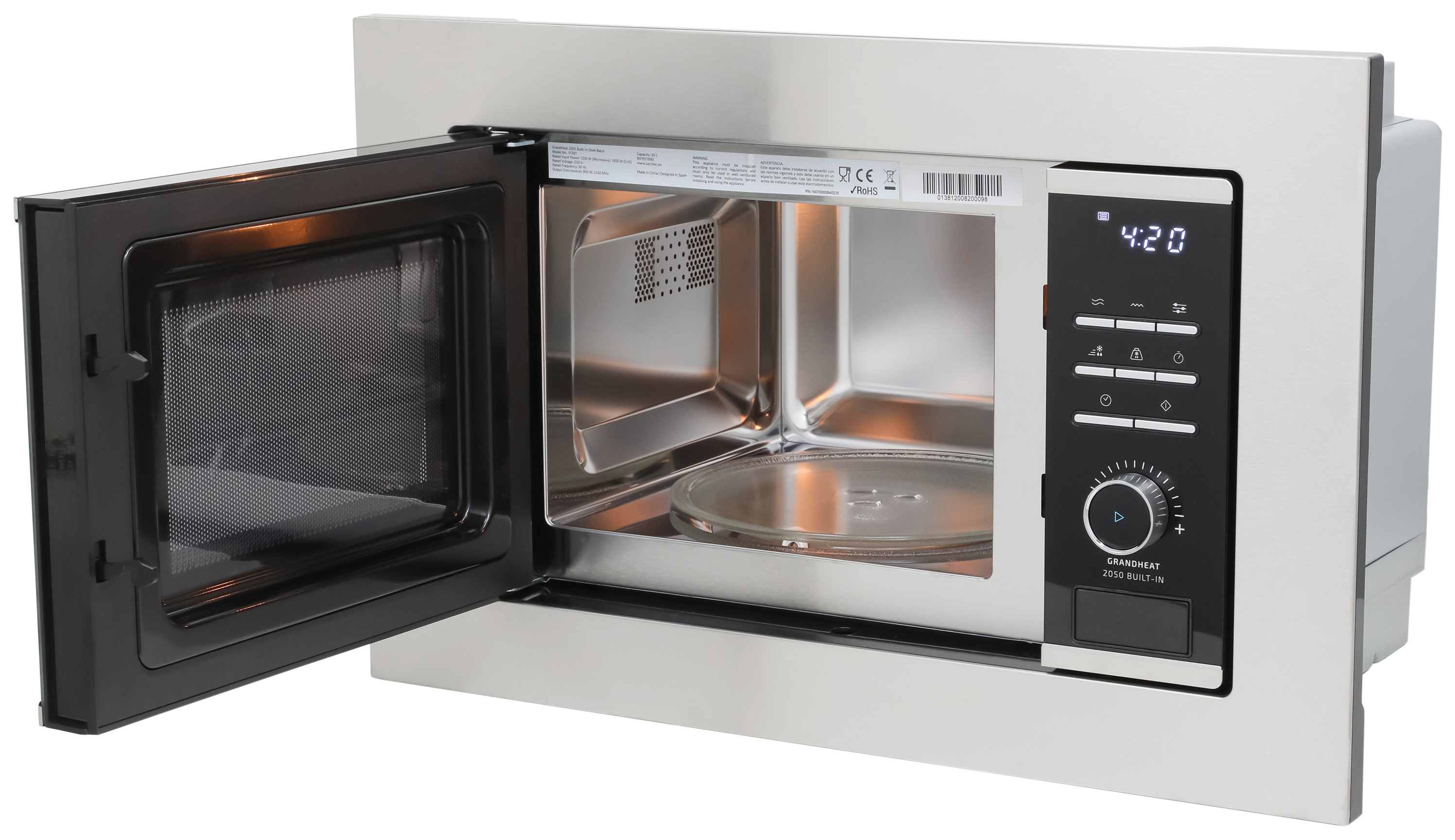 CECOTEC GRANDHEAT 2050 BUILTIN STEELBLACK-01381