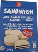 AURADA (ALDI) Sandwich con chocolate blanco