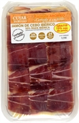 CUYAR JABUGO JAMÓN DE CEBO IBÉRICO 50% RAZA IBÉRICA CORTADO A CUCHILLO. GRATIS 15% MÁS DE JAMÓN.