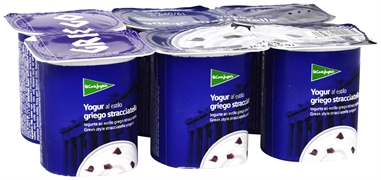 EL CORTE INGLÉS YOGUR GRIEGO CON STRACCIATELLA