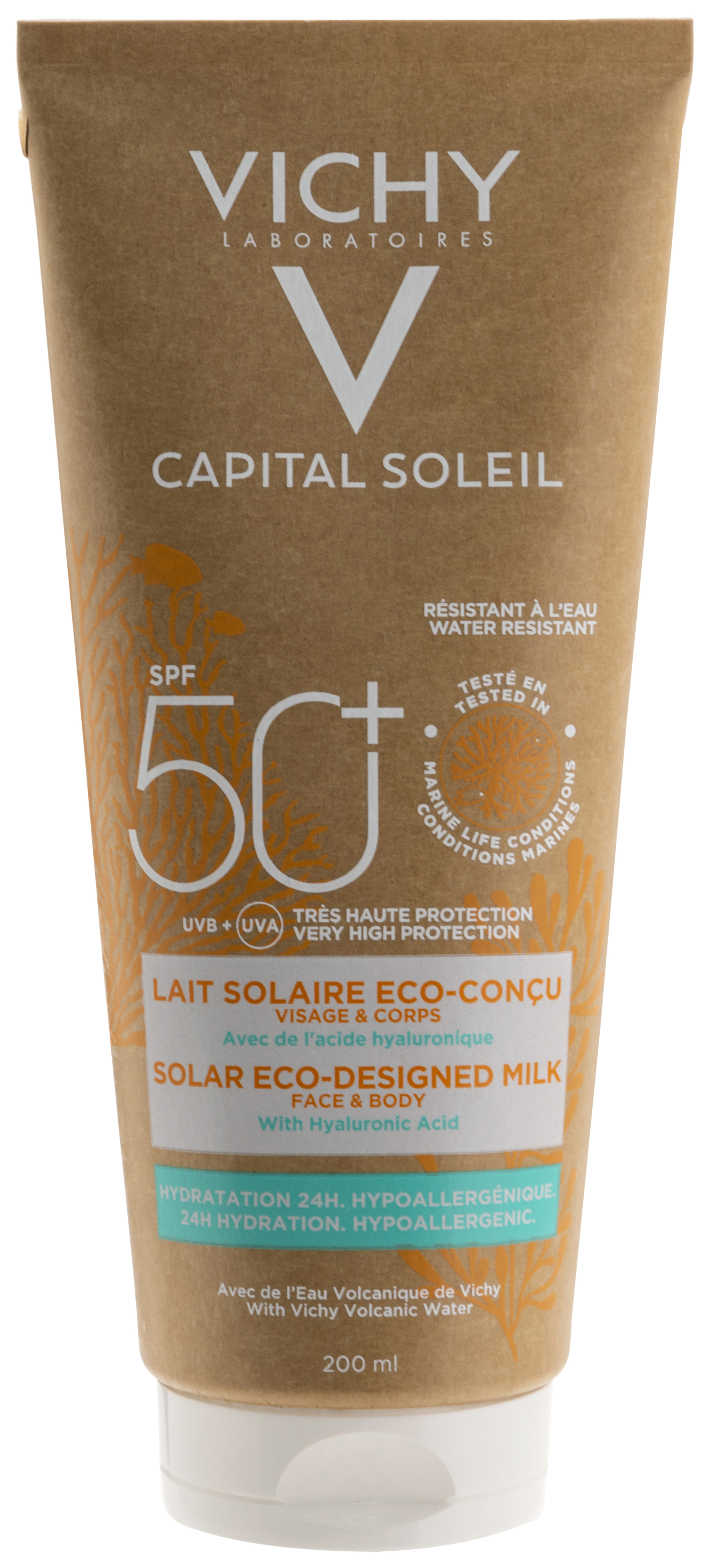 CAPITAL SOLEIL LATTE SOLARE ECO SOSTENIBILE 50+