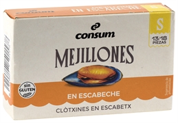 CONSUM MEJILLONES EN ESCABECHE.