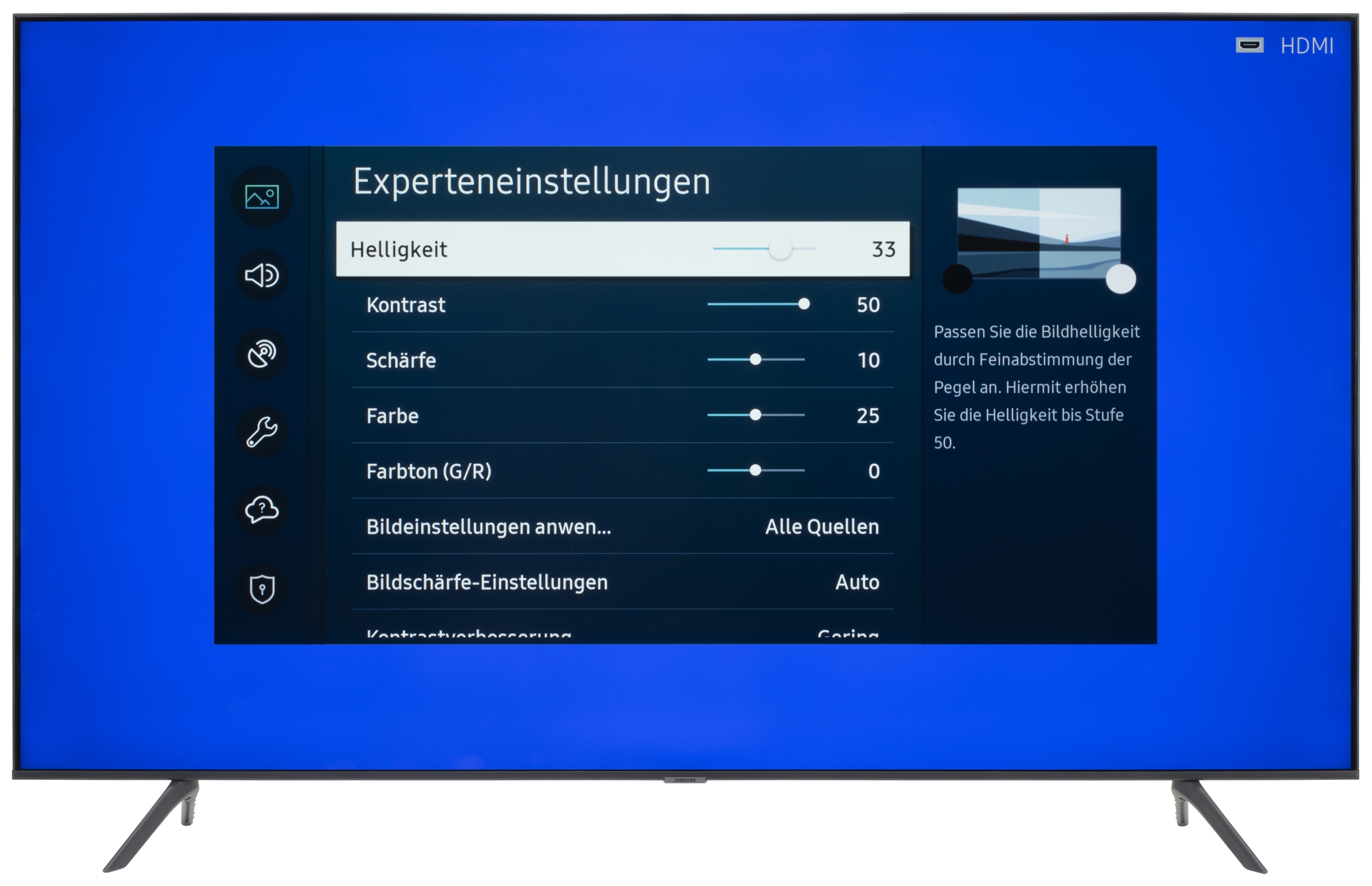 SAMSUNG UE65AU7105