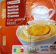 EROSKI Natillas con galleta María