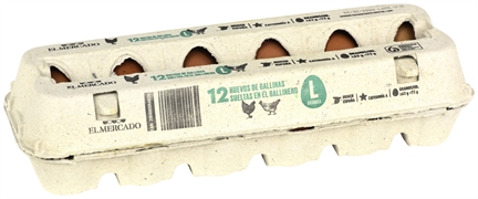 EL MERCADO (ALDI) HUEVOS DE GALLINAS SUELTAS EN GALLINERO