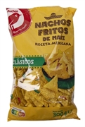 AUCHAN (ALCAMPO) NACHOS FRITOS DE MÁIZ, RECETA MEXICANA