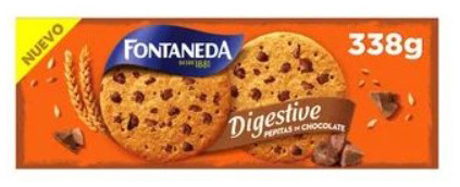 FONTANEDA Digestive pepitas de chocolate