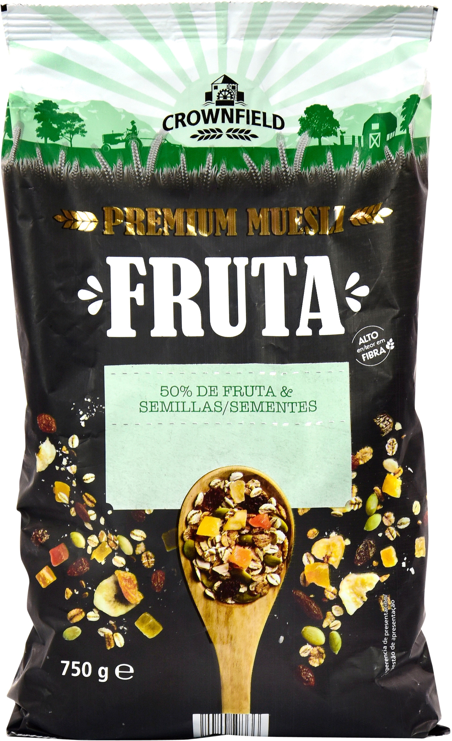 CROWNFIELD (LIDL) PREMIUM MUESLI FRUTA.