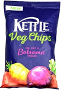 KETTLE Veg chips sea salt & balsamic vinegar