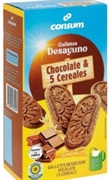 CONSUM Galletas desayuno con chocolate negro