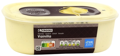 EROSKI HELADO DE VAINILLA