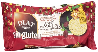 DIAT-RADISSON TORTITA DE MAÍZ CON CHOCOLATE NEGRO