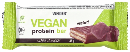 WEIDER VEGAN PROTEIN BAR. SALTED CHOCOLATE