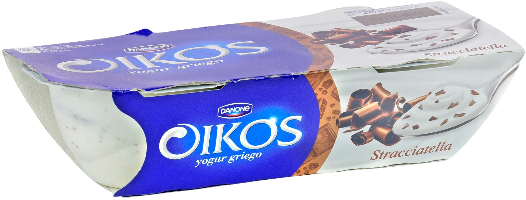 OIKOS (DANONE) YOGUR GRIEGO STRACCIATELLA.
