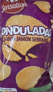 CARREFOUR SENSATION ONDULADAS SABOR JAMÓN SERRANO