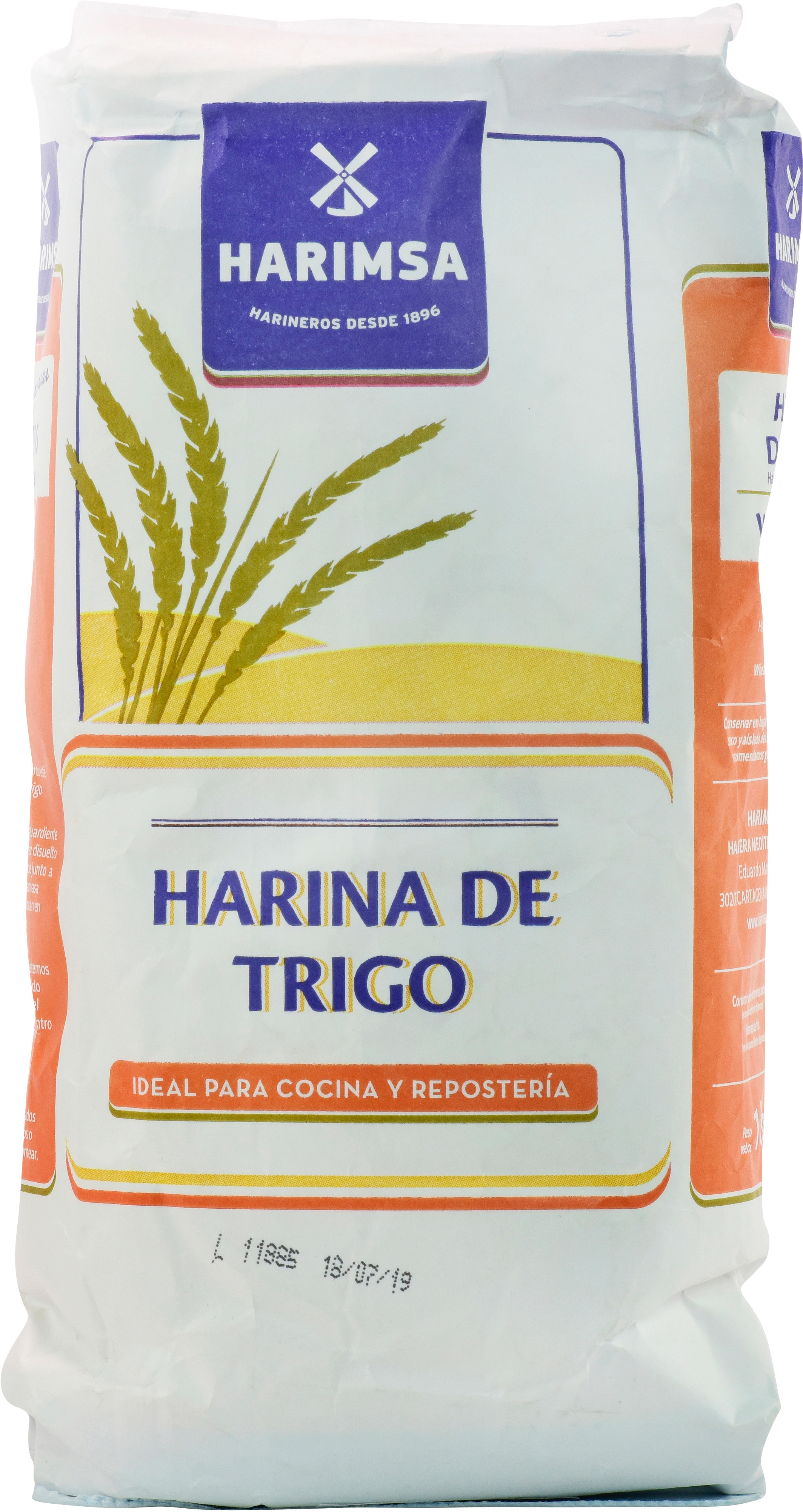 Harina de trigo ideal para cocina y repostería